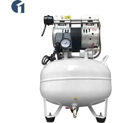 Oem portable electric medical equipment machine device 25L oilless and noiseless air compressor