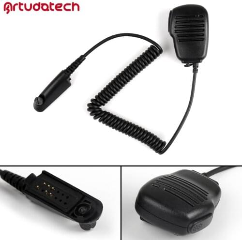 Artudatech Handheld Speaker Microphone Mic For Motorola GP328 GP338 PTX760 GP340 GP380 MTP700 Accessories