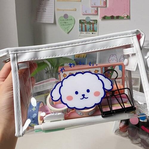 Transparent Cosmetic Bag Portable Waterproof PVC Travel Make Up Necessaries Organizer Makeup Storage Bags Multifunctional