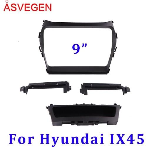 9" Car Radio Fascia Frame For Hyundai IX45 Car Dvd Frame Install Panel Dash Mount Installation Dashboard