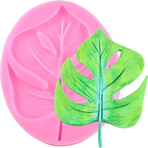 Turtle Leaf Silicone Mold DIY Party Cupcake Topper Fondant Cake Decorating Tools Leaves Chocolate Polymer Candy Clay Resin Mould