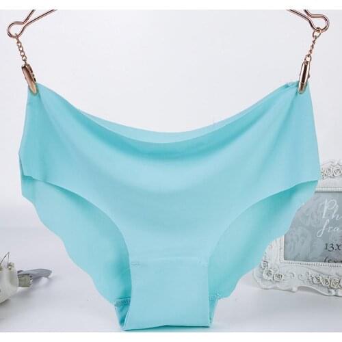 1Pcs Sexy Underwear Women Seamless Panties Sexy Cut Briefs Solid Color Female Panty Hot Sale Underwear for Women Seamless M-XL