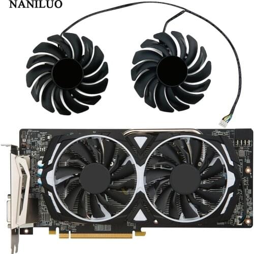 2PCS/lot 4Pin PLD09210S12HH RX580 P106-100 Mining Fan For MSI RX 470 480 570 580 ARMOR Card Cooling Fans