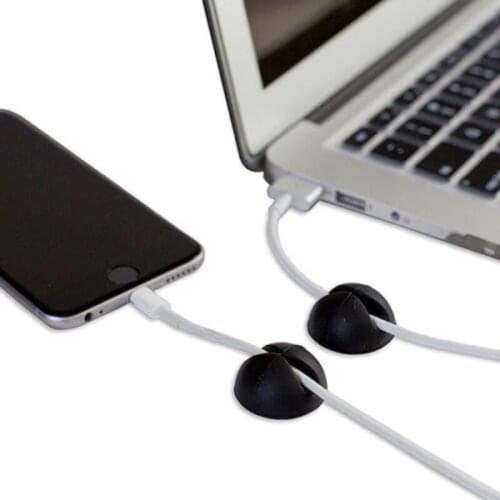 10PCS Wire Cord Clip Cable Line Holder Tie Fixer Organizer Drop Clamp Useful