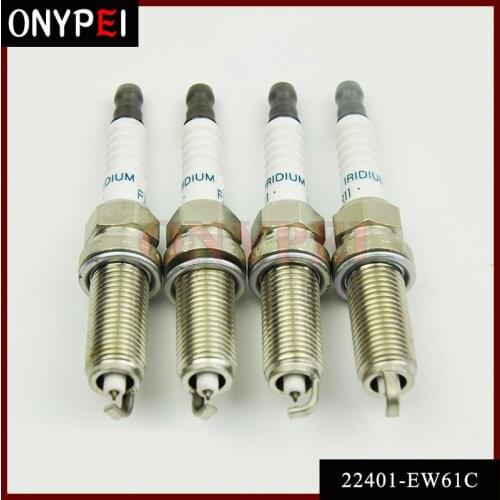 4-6pcs 22401-EW61C Spark Plug Dual Iridium for Nissan Altima Maxima Infiniti Q40 EX35 EX37 FX35 FX37 Q50 Q70 QX60 FXE22HR11