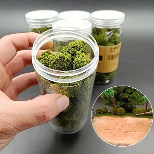 50 PCS Tree Cluster Model Scene Landscape Material Train Sand Table Military Scenario Building Model Diy Making Small Tree