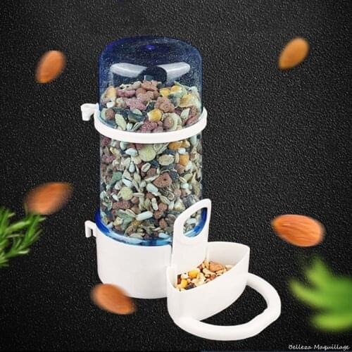 Pet Feeder Automatic Bird Hamster Small Animal Feeder Feeding Device Dispenser for Hamster Bird Pigeon Parrots Feeder Feeding