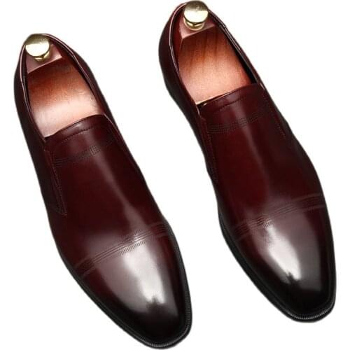 Formal shoes man, set foot, English style, cowhide build. Breathable, dress, suit, wedding shoes, Oxford, size 46