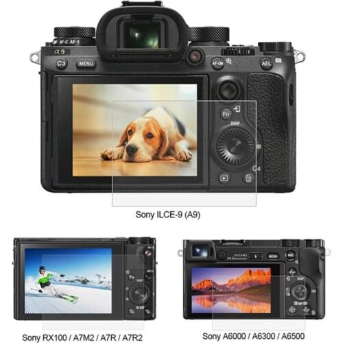 For Sony A6000/A6300/A6500 Camera 2.5D 0.3mm Curved Edge 9H Surface Hardness Tempered Glass LCD Screen Protector Film