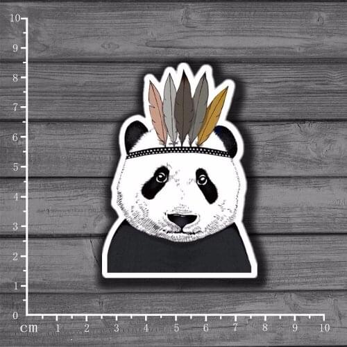 Indian Panda DIY Scrapbooking Stationery Sticker Decor For Ablum Diary Scrapbookin Laptop Notebook School Supplies[Single]
