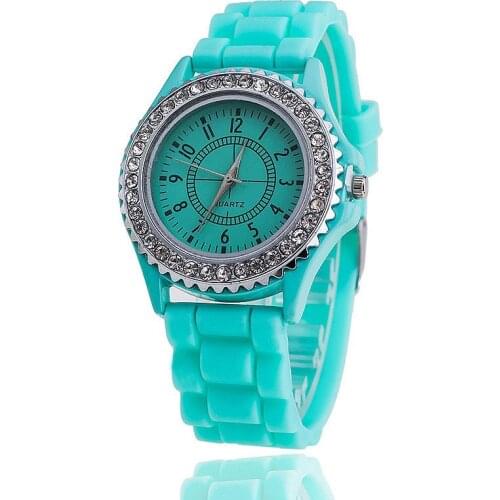 JOYROX Zegarek Damski Jelly Rubber Ladies Watches Womens Geneva Watch For Student Girls Relogio Feminino Dameshorloge Clock