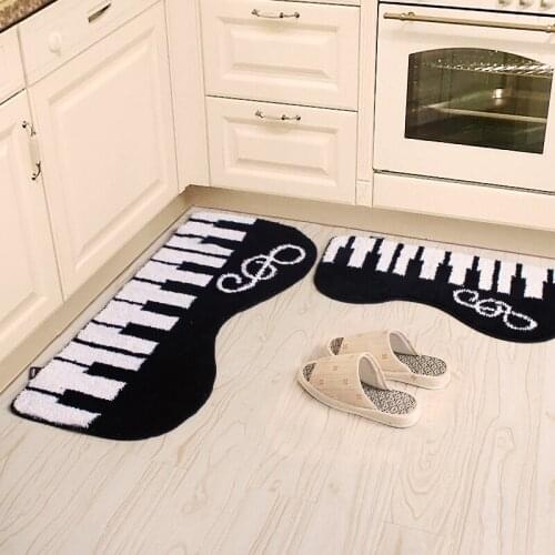 Piano Carpets Livingroom Parlor Yoga Rug Livingroom Hallway Rug Absorbent Mats Soft Decoration Home Thick Non-slip Tapetes