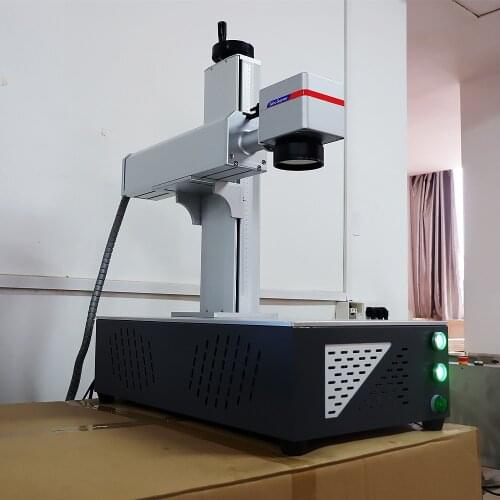 Raycus/JPT 50W Auto Focus Fiber Laser Marking Machine/Metal Laser Engraving Machine With Rotary Tools For 3d Working