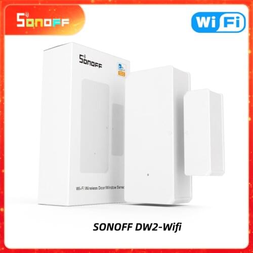SONOFF DW2 WiFi Magnetic Door/Window Sensor With Low-battery Reminder Smart Home eWeLink APP Security Protection Detector