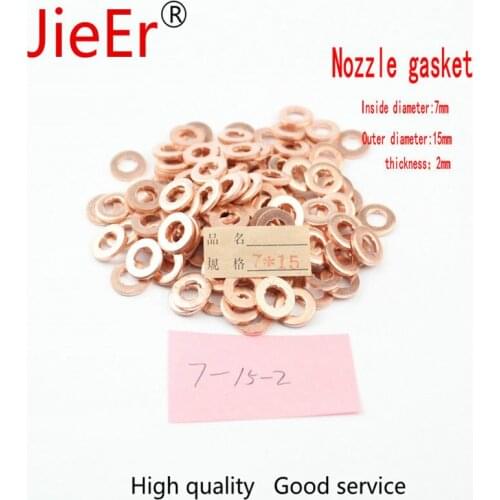 10 pcs/ lot F00VC17504 for INJECTOR NOZZLE COPPER washer F 00V C17 504