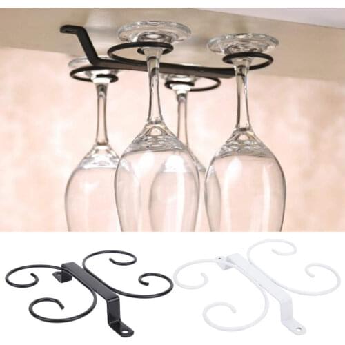 Wall Wine Glass Rack Cup Holder Upside Down Holder Hanger Hanging Shelf Home Kitchen Bar Decor Multifunction shelf