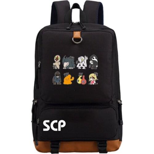 New Game SCP Foundation Special Containment Procedures Backpack Kids Teens School Bags Men Women Travel Shoulder Bags