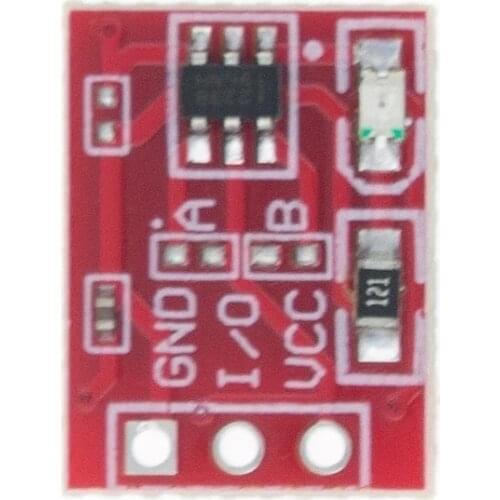 50pcs NEW TTP223 Touch button Module Capacitor type Single Channel Self Locking Touch switch sensor (Red)