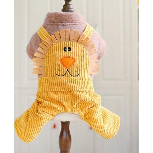 PETCIRCLE Pet Thick Coat Winter Warm Dog Clothes Teddy Pomeranian Small Dog Four-legged Clothes