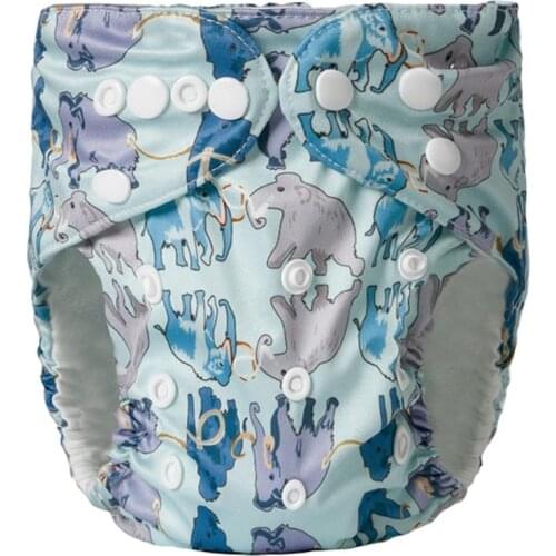 Newborn Infant Baby Washable Adjustable Nappy Cover Wrap Reusable Cloth Diapers