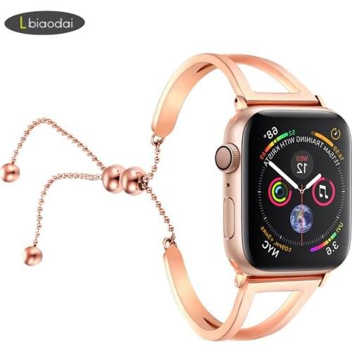 Stainless Steel strap for apple watch band 44 mm 40mm iwatch band 42mm 38mm watchband correa apple watch series 6 5 4 3 2 38/42