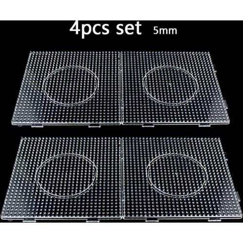 5mm Hama Bead Pegboard Square Shape Perler Beads 4pcs/set Diameter 15cm Circle Puzzle Template for Creative Educational Toys