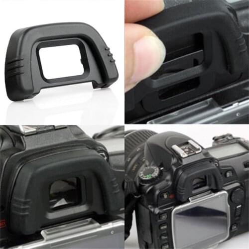 Black 1Pcs Photo Eyepiece Eyecup Replacement for Nikon D7000 D90 D200 D80 D70s D70 Eyecup comfortable eyepiece shield