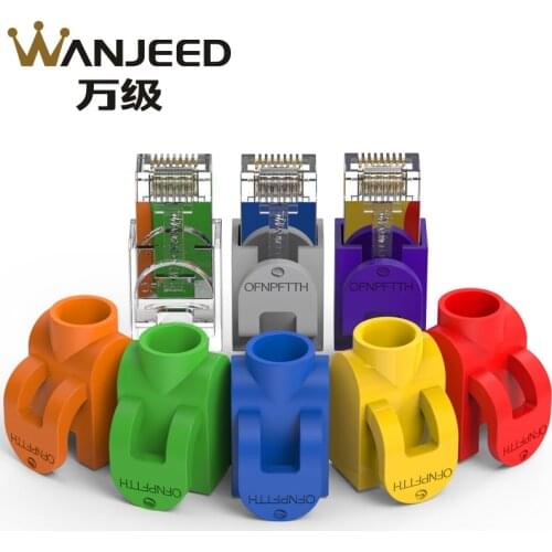 30/50/100PCS RJ45 Connector Boots CAT5E/CAT6/CAT6A Network Ethernet plug caps