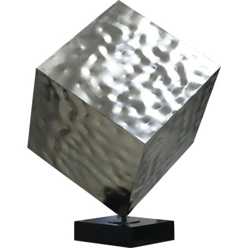 Modern Abstract Era Rubiks Cube Large Floor Sculpture Decoration Sales Department Hotel Lobby Indoor and Outdoor Craft Ornament