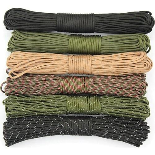 TNINE 100M Outdoor Paracord Camping Equipment Tools Survival Kit Paracord Multi-functional Climbing Survival Camping Hiking Rope