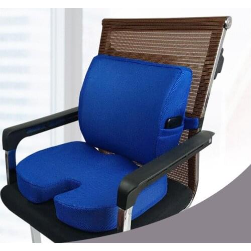 U-Shape Car Seat CushionTravel Breathable Seat Cushion Coccyx Orthopedic Memory Foam U Seat Massage Chair Cushion Pad