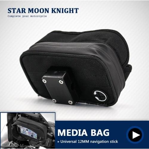 Motorcycle waterproof Navigation bracket media bag For BMW For Kawasaki For Honda For Ducati For SUZUKI For YAMAHA
