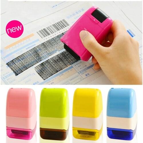 Japanese Korea stationery,Portable mini roller secrecy stamp,Garbled seal,Graffiti seal,teacher secrecy stamp