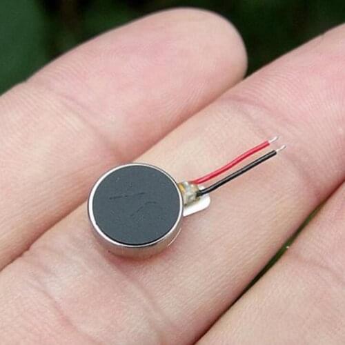 1pcs Brand new Flat 10*2.7MM button motor 10mm vibrating motor 2V~5V micro DC motor