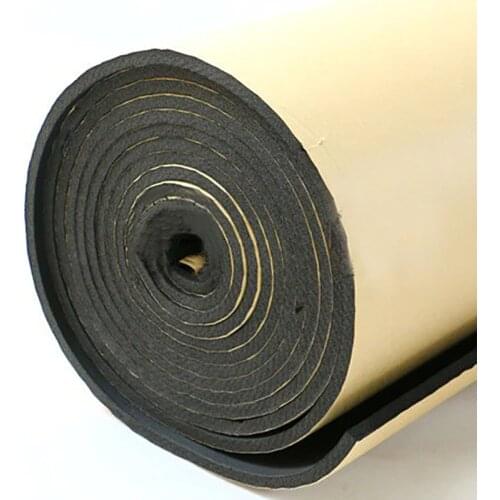 Auto Heat Insulation Cotton Adhesive Foam Thick Soundproof Car Noise Insulation Foam Board Car Rubber Foam Absorbing 30 X 50cm