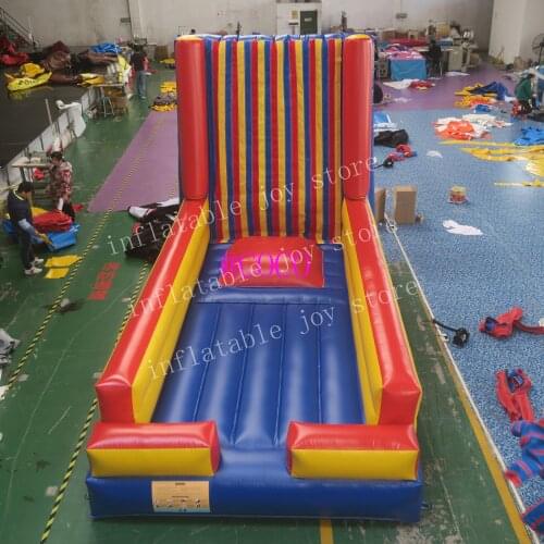 Free air ship to door,Inflatable Sticky Wall, commercial Inflatable Interactive Climbing Sport Games with suits