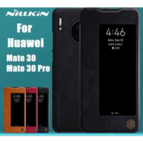 Huawei Mate 30 Case Nillkin Qin PU Leather Cover Flip Case For Huawei Mate30 Mate 30 Pro Phone Cover