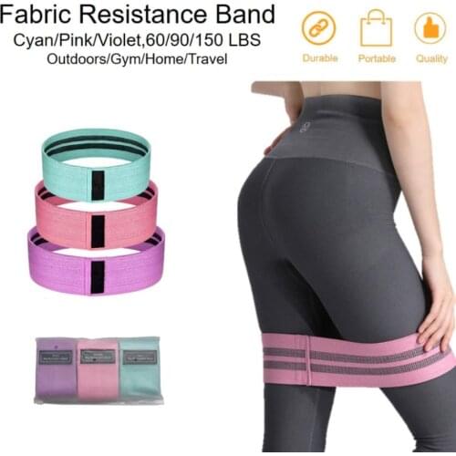 Yoga Hip Circle Anti-slip Hip Loop Portable Gym Squats Expander Braided ​Elastic Accessories Yoga Resistance Band