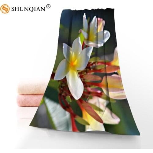 Customize All Flowers And Magnolia35x75cm Daily Exercise Fitness Fast Dry Face Microfiber Towel