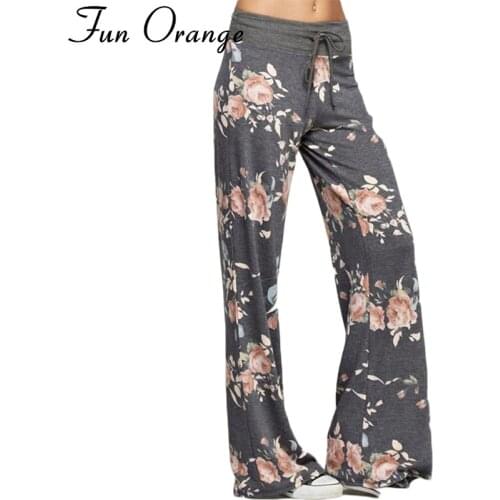 Fun Orange Women's Wide Trousers
