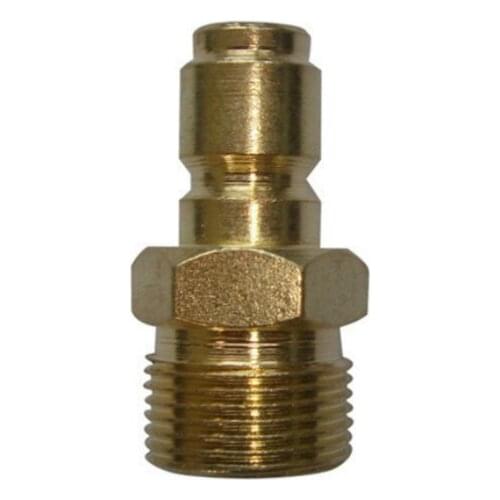Pressure Washer Quick Connect Plug 3/8 inch Male Brass Quick Connect