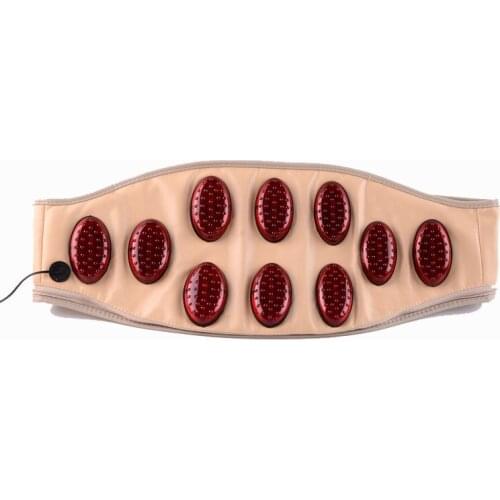 Far infrared stone massage slimming belt thermal electric heating cervical neck knee waist support warm palace thin arm 12Vbelt