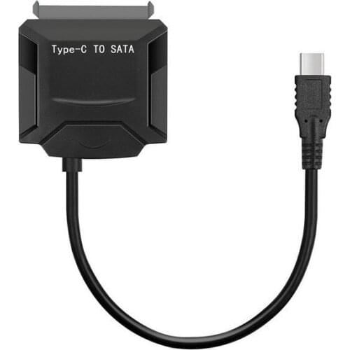 Eunaimee Type C USB 3.1 Male to SATA 22 Pin 2.5" 3.5" Hard disk driver SSD Adapter Cable with AC/DC adapter