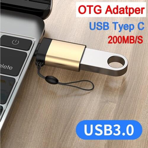 Type-C to USB OTG Cable Adapter USB-C to USB 3.0 Phone Flashes Cabo OTG Tipo C for Samsung Xiaomi Redmi OnePlus Tablet Android