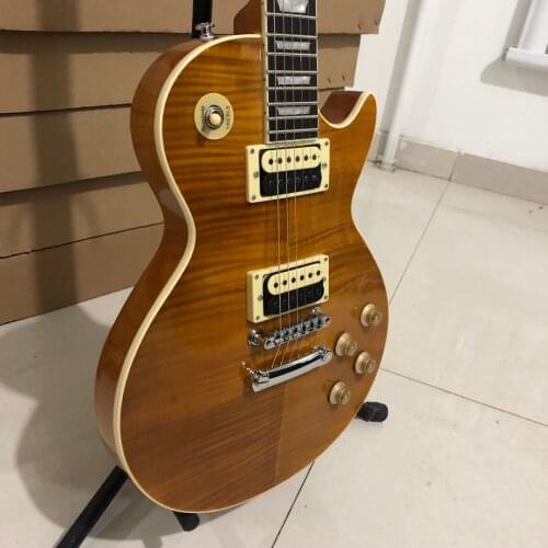 Chinese Standard Electric Guitar Chrome Hardware Zebro Pickups Mahogany Guitar Free Shipping