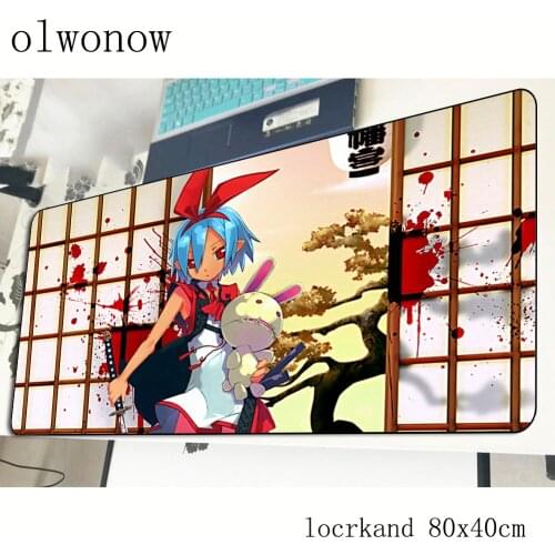 Disgaea mousepad 800x400x3mm Colourful gaming mouse pad gamer mat cool new game computer desk padmouse keyboard play mats