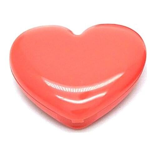 Love Heart Shape Empty Eyeshadow Case Rouge Lipstick Box Pigment Palette Refillable Foundation Makeup Dispenser With Aluminum