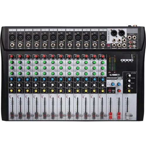 M1 professional 6/8/12 road small stage performance wedding meeting with bluetooth usb reverb effect device home Ksong mixer KTV