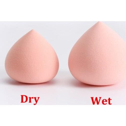 20/30 pcs Custom Logo Soft Sponge Peach Foundation Cosmetic Puff Wet Dry Use Beauty Makeup Blender High Elastic Powder Tool Bulk