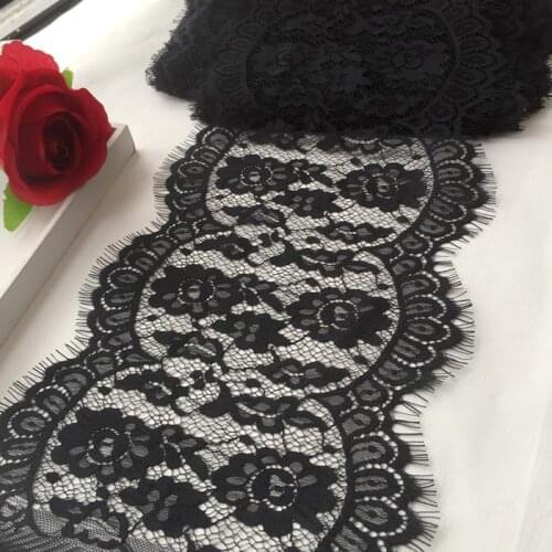 3Meter Non-elastic eyelashes lace accessories skirt decorative lace